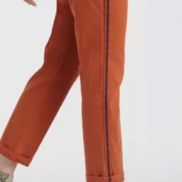 Lucky Brand Orange Ankle Pants - Picture 3 of 10